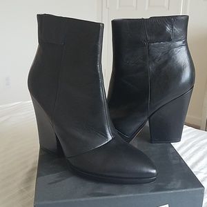 Vince Black Heel Booties